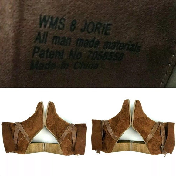 ❌ SOLD ❌New Directions Jorie Cognac Suede Ankle Booties 8 - Picture 8 of 8